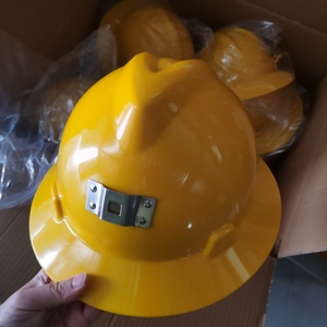 Casco de seguridad en forma de V personalizable al por mayor, estándar americano, con ala ancha, para minero, azul, de protección, venta directa de fábrica - Product Image 4