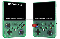 Consoles de jeu portables S Classic R36 Max 2, machine de jeu vidéo HD 4,5'', système d'exploitation Linux, batterie 4000mAh, R36MAX 2 Portable Gamer