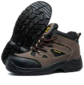 Botas de senderismo para uso en exteriores, zapatos para hombre con altura media a la pantorrilla, impermeables y antideslizantes para hombre - Product Image 5