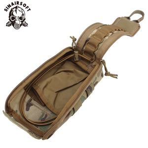 Pochette médicale vide tactique MOLLE à clip, kit de premiers secours à déploiement rapide, tirette de fermeture éclair YKK pour camping, randonnée, en nylon durable, urgence - Product Image 3