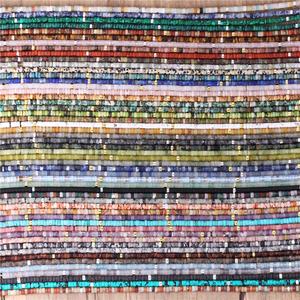 Collier bohème en pierre naturelle Turquoise 2x4mm, perles de carrelage, ras du cou, couple de vacances, collier, cadeau, bijoux, livraison directe - Product Image 5