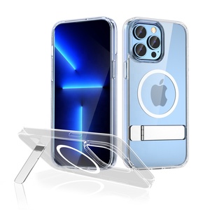PC TPU Designer Charge Dur Magnétique Coffre-fort Téléphone Portable Cas Pour <span class=keywords><strong>iPhpne</strong></span> 14 <span class=keywords><strong>12</strong></span> 13 15 16 Pro Max Couverture Avec Support En Métal - Product Image 1