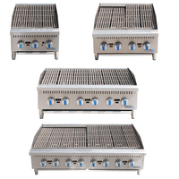 Équipement de cuisine de restaurant commercial de 48 pouces gril à gaz de gril Char pour barbecue