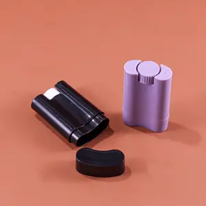 Conteneur de déodorant en bâton PET imprimé personnalisé de luxe de 50ml Conteneur de bâton rechargeable