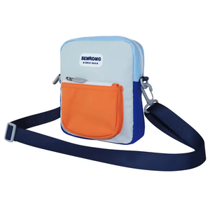 Logotipo personalizado Material de poliéster impermeable para mujer Mini teléfono celular BOLSA DE TELÉFONO MÓVIL Nylon Sling Bag Cross Body Unisex - Product Image 4