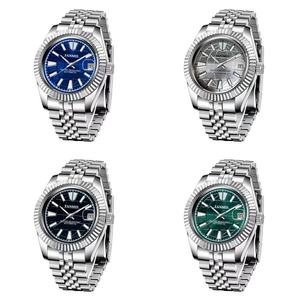 Montre personnalisable avec mouvement NH35, montres mécaniques de luxe exclusivement pour hommes - Product Image 3