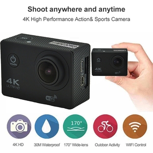 กล้องแอคชั่นกันน้ำ <span class=keywords><strong>4K</strong></span> 30FPS มุมกว้าง 170 องศา Ultra HD สำหรับดำน้ำ ใช้ได้กับ Go-Pro Eken H9R กล้องติดหมวกกีฬา ลดราคาพิเศษ - Product Image 6