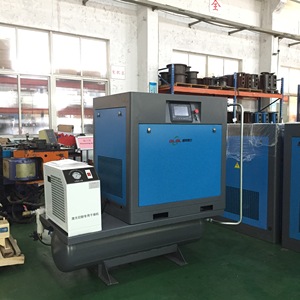 Điện <span class=keywords><strong>Force</strong></span> 11KW Dầu Miễn Phí Máy Nén Khí Trục Vít Cho Gói, Khắc Laser, Máy Cắt Plasma - Product Image 2