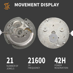 Reloj Automático Personalizado OEM con Regulador Separado de Hora y Minuto para Hombre, NH35, Acero Inoxidable 316L, Zafiro, Mecánico, para B2B - Product Image 5