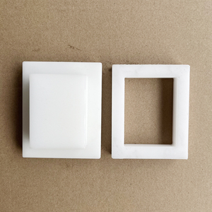 Tùy chỉnh màu Trắng Nhựa Acrylic trang điểm Báo Chí khuôn mỹ phẩm Eyeshadow Blush bột đàn áp khuôn với sắt chảo - Product Image 2