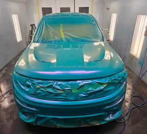 Peinture de finition de voiture OEM personnalisée 2K noir acrylique à base de dissolvant de rayures pour revêtement en caoutchouc appareil application de peinture en aérosol - Product Image 2