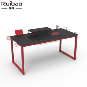 Set Scrivania e Sedia da Gaming Ruibao Personalizzato in Legno, Grande e Convertibile, per Ufficio e Videogiochi - Product Image 3