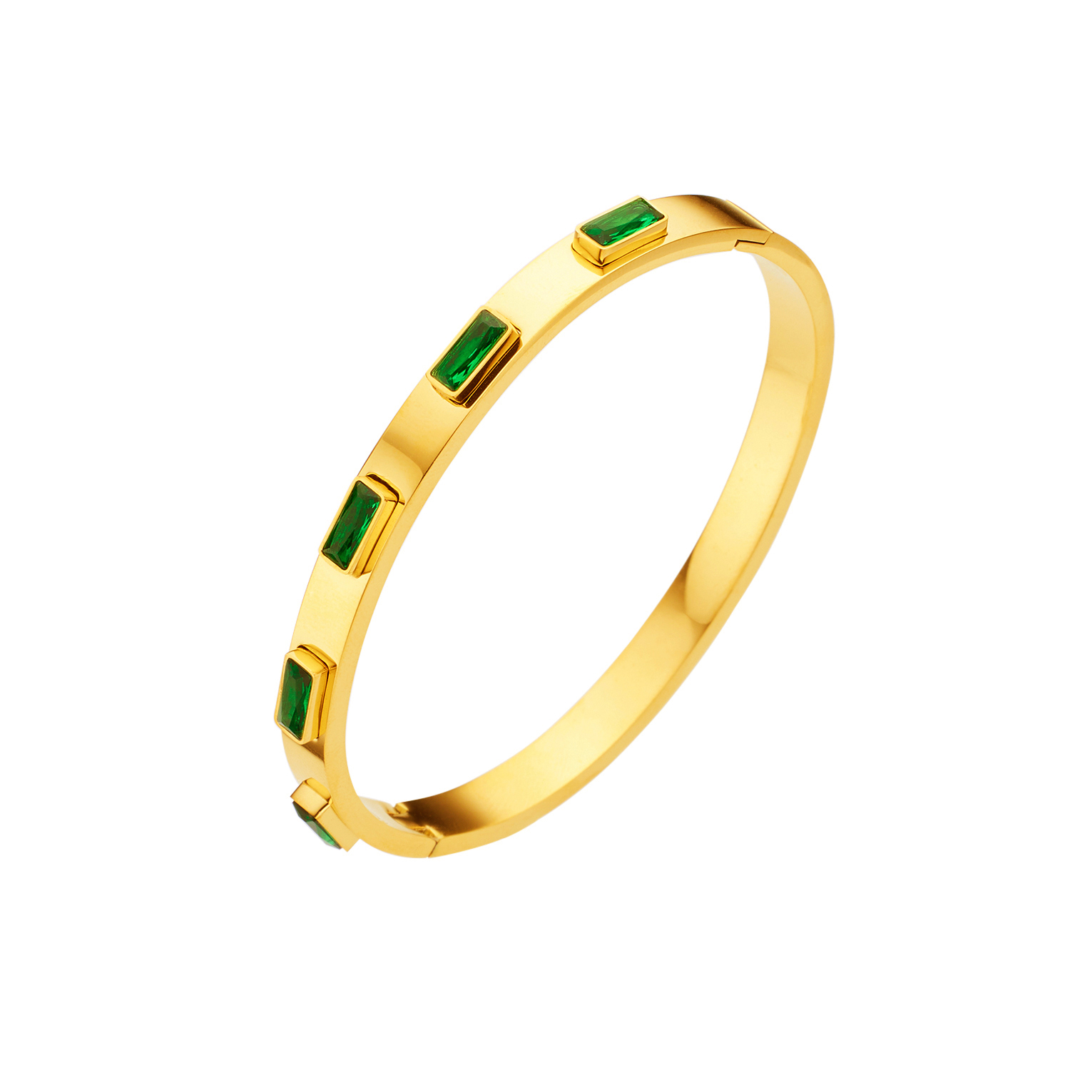 B130 Or + Diamant Vert
