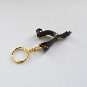 Hot Bán Cưỡi Ngựa Kim Loại Thủ Công Keyring Kẽm Hợp Kim Cưỡi Khởi Động Spur <span class=keywords><strong>Keychain</strong></span> - Product Image 4