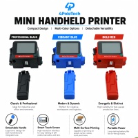 Impresora de Inyección de Tinta Portátil Mini, Tinta de Secado Rápido de 12.7 mm, Impresora de Codificación de Fechas Multilingüe, Máquina de Impresión de Logotipos