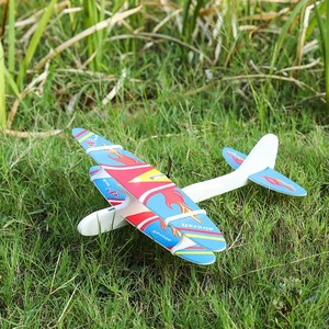 Planeador biplano DIY para niños, Avión de lanzamiento de espuma EPP, modelo eléctrico de carga, Avión de vuelo alimentado por juguete - Product Image 5