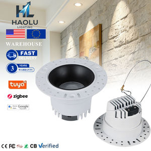 कस्टम रिसेस्ड ट्राइमेलेस ट्यूया स्मार्ट कोब डिमेबल ऑस्ट्रलिया छत ने इनडोर प्रकाश के लिए प्रकाश डाउनलाइट को नीचे ले लिया - Product Image 1