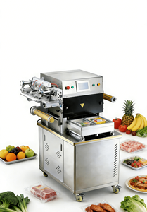 Máquina de Sellado y Envasado en Atmósfera Modificada (MAP) con Inyección de Gas para Carne y Alimentos Cocinados Listos para Comer, Automática y Eléctrica - Product Image 2