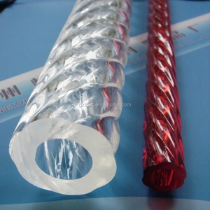 Tubo Espiral Transparente para Pilar de Escalera - Product Image 1