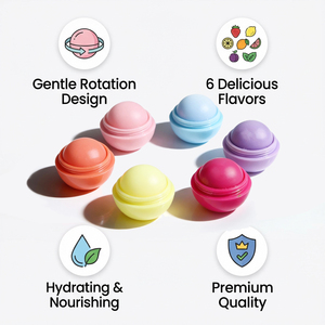 שפתון עגול רב צבעים עם לוגו מותאם אישית, לחות טבעית לשפתיים, טיפול לחות לאורך זמן - Product Image 6