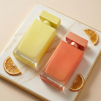 Flacons de parfum uniques et haut de gamme, personnalisables, minimalistes, noirs, magnifiques, avec pulvérisateur transparent, 100 ml