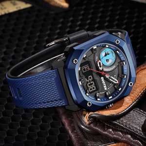 Reloj de Cuarzo Analógico Digital de Lujo para Hombre, Multifuncional, de Metal, con Fecha, Luz LED, Resistente al Agua 3ATM, Deportivo - Product Image 4