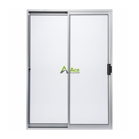 Ace portes coulissantes en verre, serrure de porte coulissante cadre en aluminium, porte coulissante en verre, armoire avec miroir