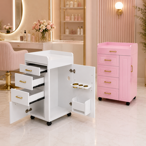 <span class=keywords><strong>Chariot</strong></span> de beauté professionnel multi-tiroirs, meuble de rangement latéral pour salon de coiffure, spa, studio de manucure, unité d'aménagement de mobilier - Product Image 1