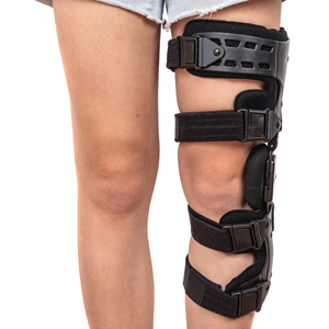 Rodillera Ortopédica Ajustable para Corrección de Rodilla Valga y <span class=keywords><strong>Piernas</strong></span> Abiertas, Alivio del Dolor por Osteoartritis, con Bisagras y Control de Rango de Movimiento - Product Image 3