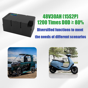 Batterie LiFePO4 48V30AH avec 1200 cycles de charge, BMS intégré pour véhicules à 2 et 3 roues - Product Image 2