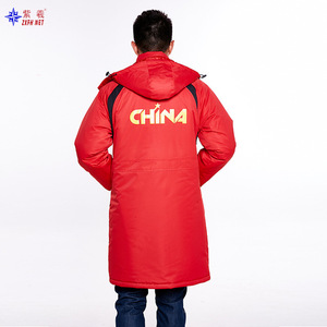 Manteau rembourré en coton pour sports d'hiver en plein air pour hommes et femmes, manteau long rembourré en coton, épaissi au-dessus du genou, manteau chaud avec - Product Image 4