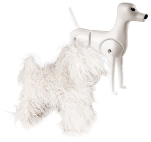 Modelo de perro mascota de plástico y goma ecológico, juguete de caniche de cuerpo completo para práctica de aseo y exhibición escolar de mascotas - Product Image 4