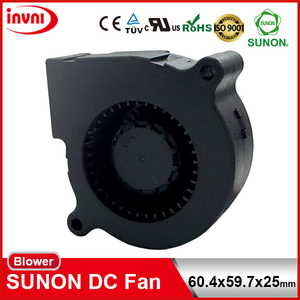 พัดลมไร้แปรงถ่าน SUNON 12V DC พร้อมใบพัดพลาสติก แบริ่ง Vapo และระบบรีสตาร์ทอัตโนมัติ-60.4X59.7X25 มม. (PF60251VX-C000-S99) - Product Image 2