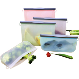 Bags Food Silicone Bag Silicon Food Bpa Free Reusable Leakproof Freezer Fridge Bags Food Silicone Storage Food Bag Fresh-keeping Silicon Liquid Pouch Bags Food Pack