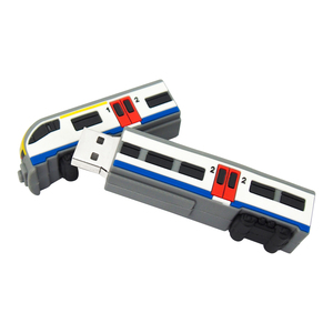 Nuova chiavetta USB originale in PVC a forma di tram, ad alta velocità 3.2, 128GB 64GB 32GB, per ufficio. - Product Image 1