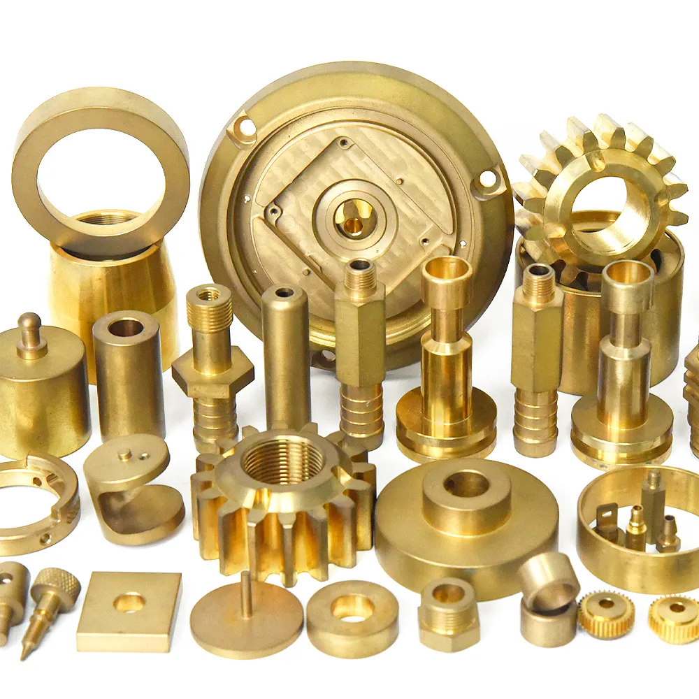 CNC Lathe Copper Brass Turning Parts manufacturing custom various brass machining parts