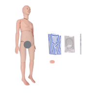 Mannequin d'entraînement infirmier multifonctionnel, mannequin en caoutchouc pour la RCP et les premiers secours, modèle d'entraînement médical (femme)