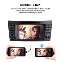 Lecteur multimédia Android 7 pouces pour voiture Jiawell, autoradio GPS WIFI Carplay pour Mercedes Benz Classe E W211 2002-2008 Classe CL W219 2005-2006