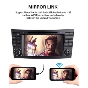 Reproductor de Audio para Auto Jiawell de 7 Pulgadas con Android, GPS, WIFI y Carplay para Mercedes Benz Clase E W211 2002-2008 y Clase CLS W219 2005-2006 - Product Image 5