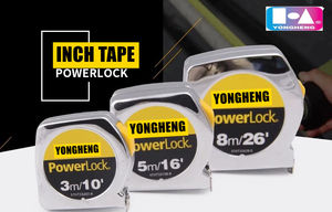 Yongheng 16 ft powerlock Băng biện pháp khóa rất vững chắc Electroplated bạc Băng biện pháp cm + inch - Product Image 4