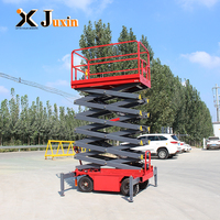 Kolay Bakımlı Mobil Yükseltilmiş 10 Metre 15 Metre Kaldırma Platformu Elektrikli Makaslı Havadan Çalışma Platformu Hareketli Kaldırma Platformu