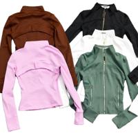 Veste OEM d'usine pour femme, taille haute, coupe ajustée, ensemble de sport fitness et yoga à l'aloès, survêtement pour femme, vêtements de yoga