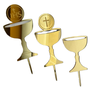 Adorno de <span class=keywords><strong>Pastel</strong></span> de <span class=keywords><strong>Primera</strong></span> Comunión, Adorno de Acrílico para <span class=keywords><strong>Pastel</strong></span>, Decoraciones Religiosas para Fiestas, Suministros para Decoración de Pasteles - Product Image 1