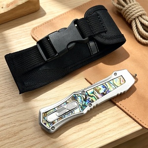Cuchillo de bolsillo plegable Micro Tech, herramienta multifuncional portátil de alta dureza para defensa personal, hogar y exteriores - Product Image 3