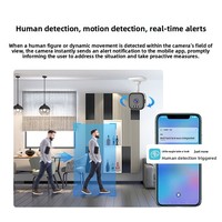 Caméra de surveillance intelligente haute définition transfrontalière pour fenêtre, accès mobile à distance, vision nocturne, Wi-Fi, infrarouge, voix