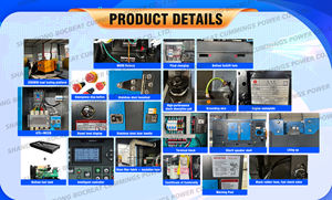 ชุดเครื่องกำเนิดไฟฟ้าดีเซลแบบเงียบ50Hz 300KW 200KVA แบบเดี่ยว/สามเฟส - Product Image 4