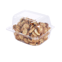 Emballage en blister transparent en PET, conteneur alimentaire de qualité alimentaire pour fruits, légumes, laitue avec impression en relief