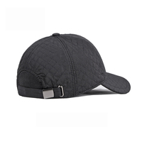 Gorra de Béisbol de Invierno para Hombre, Personalizada al por Mayor, de Algodón Grueso y Cálido, con Orejeras