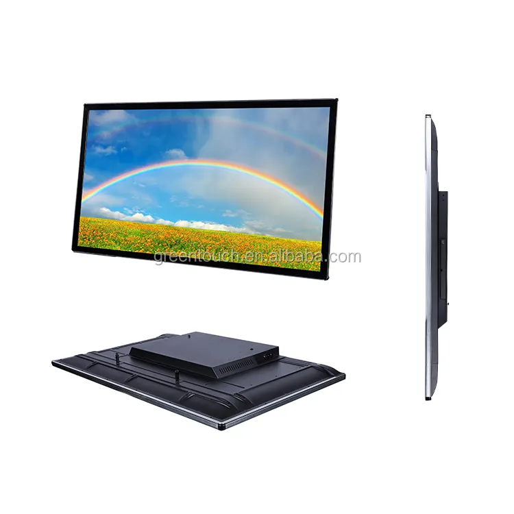 GreenTouch 43 pulgadas táctil completa HD IR todo en una pantalla táctil computadora I3 4G 500G