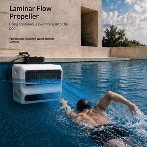 Appareil d'entraînement contre-courant mural pour <span class=keywords><strong>piscine</strong></span>, <span class=keywords><strong>pompe</strong></span> à haut débit en plastique ABS, machine de surf pour piscines privées, aquatique - Product Image 2